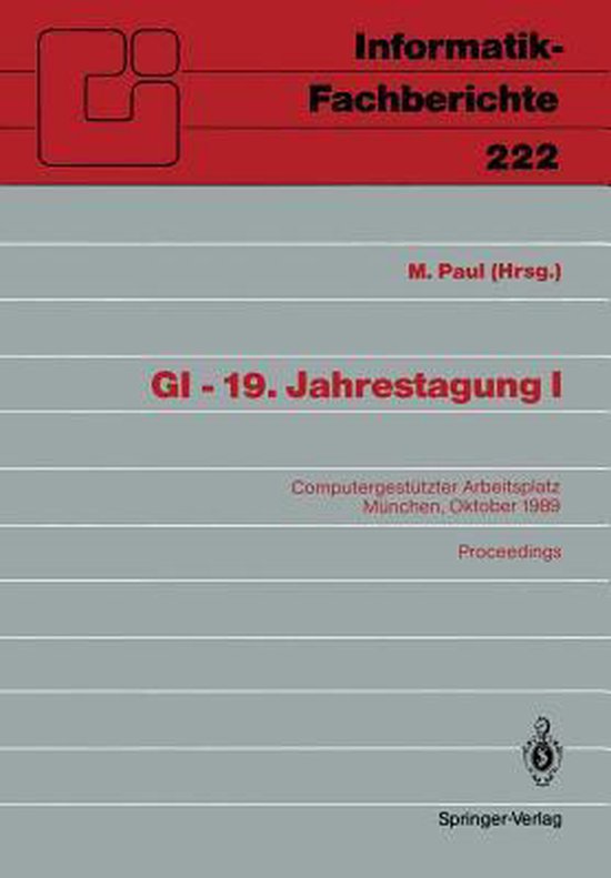 GI 19. Jahrestagung I - cover
