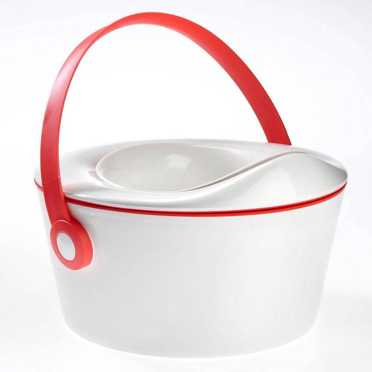 Goedkoopste DotBaby Dot.pot - 3-in1 - Plaspotje wc-verkleiner opstapje - Pink Red