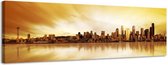 Seattle - Canvas Schilderij Panorama 118 x 36 cm