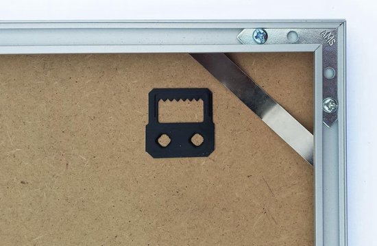 Homedecoration Montreal - Cadre photo - Format photo - 75 x 75 cm - Argent