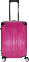 Bagage koffer 64cm 4 dubbele wielen trolley - Roze