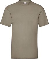 Fruit of the Loom - 5 stuks Valueweight T-shirts Ronde Hals - Khaki - M