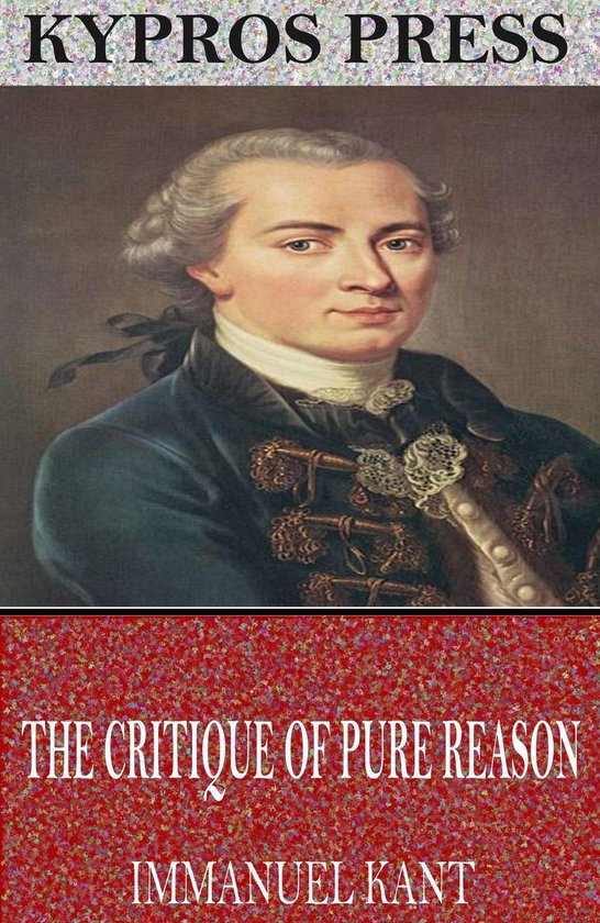 Boek 'The Critique of Pure Reason' door Immanuel Kant met portret van Kant