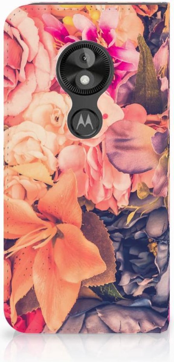 Motorola Moto E5 Play Smart Cover Bosje Bloemen