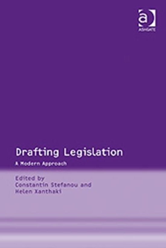 Drafting Legislation 9780754649038 Constantin Stefanou Boeken