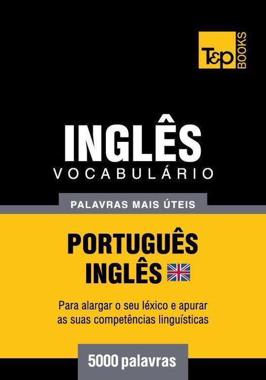 Vocabulário Português-Inglês britânico - 5000 palavras m ... - cover