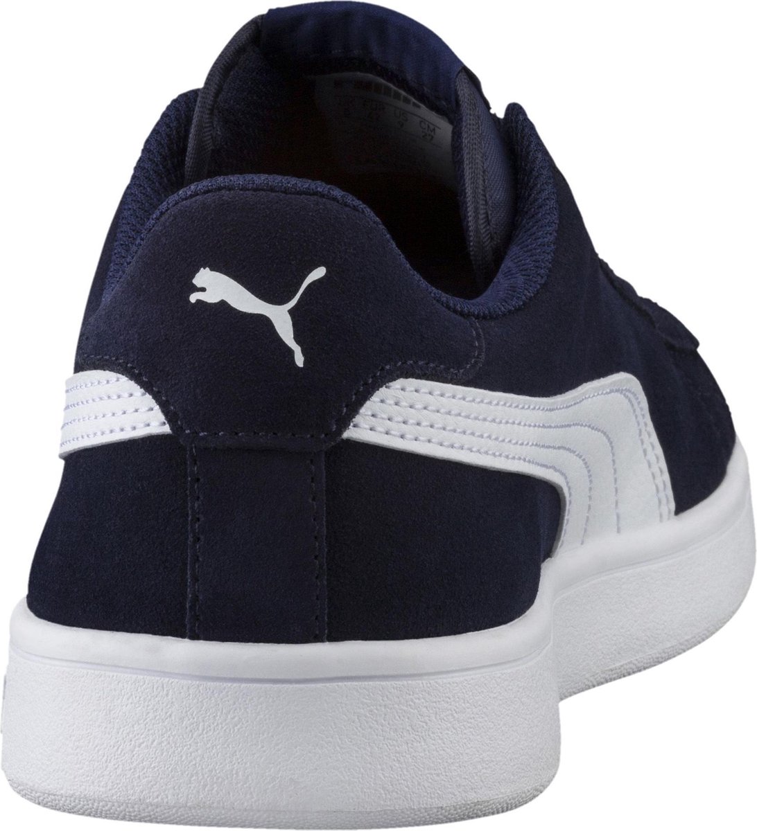 PUMA Smash v2 Sneakers Unisex - Peacoat-PUMA White - Maat 44 | bol.com
