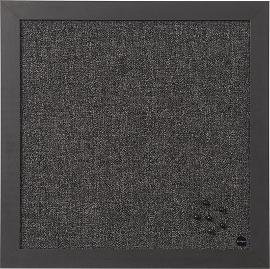 Bisilque Notitiebord Black Shadow donkergrijs