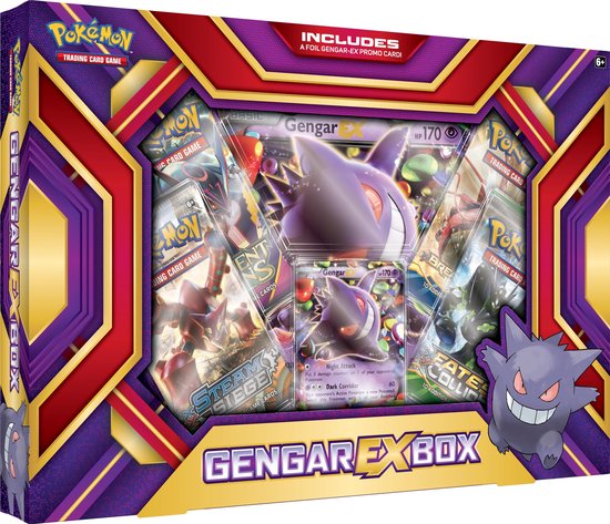Doornen Sandy Eentonig Pokémon Gengar-EX Box - Pokémon Kaarten | Games | bol.com