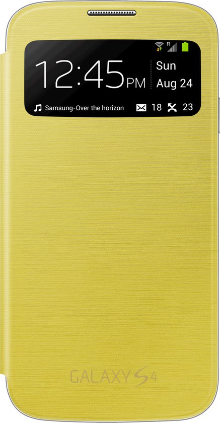 Smederij Ontbering slijm Samsung S View Cover voor Samsung Galaxy S4 - Geel | bol.com