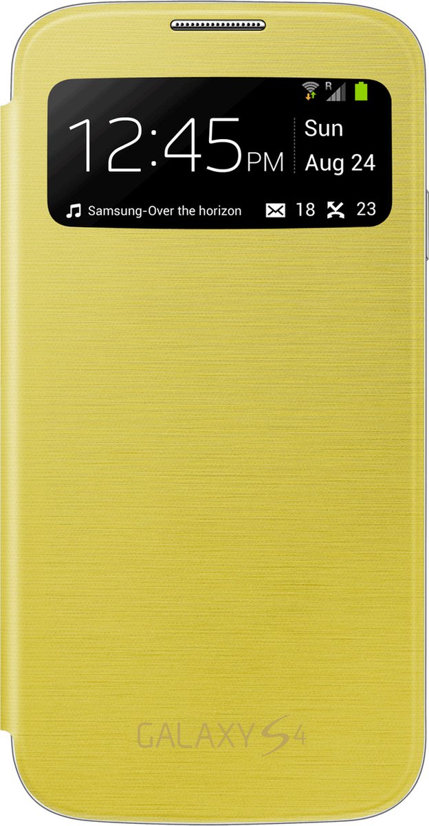 Samsung S View Cover voor Samsung Galaxy S4 - Geel