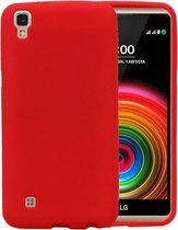 BestCases.nl Rood Zand TPU back case cover hoesje voor LG X Style K200
