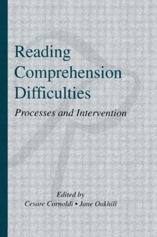 Reading Comprehension Difficulties - cover