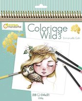 Kleurboek | Coloriage Wild 3 | 20 x 20 cm