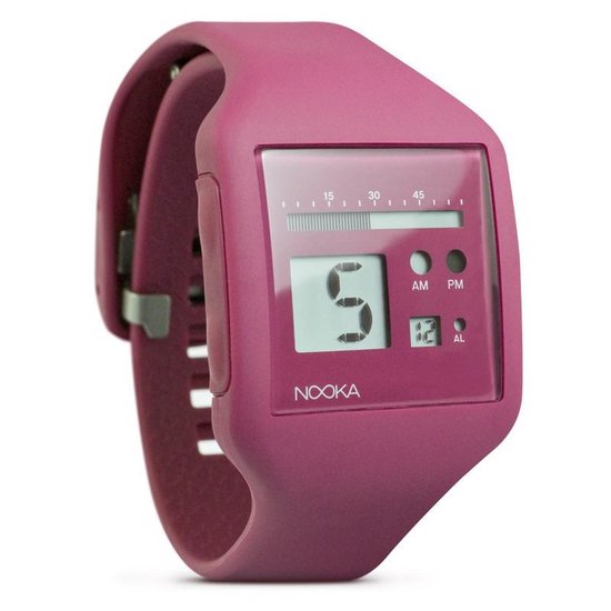 Nooka design horloge Zub Zoo 20 Raspberry