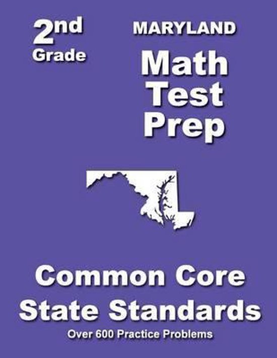 Maryland 2nd Grade Math Test Prep - cover