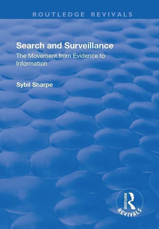 Routledge Revivals - Search and Surveillance - cover