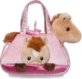 Aurora Knuffel Fancy Pal Paard 20,5 Cm Roze/bruin