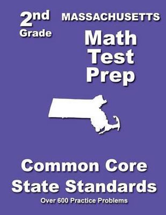 Massachusetts 2nd Grade Math Test Prep - cover