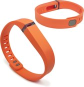 TPU armband voor Fitbit Flex - Oranje - Maat L