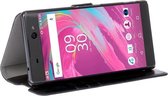 Krusell Sony Xperia XA Ultra bookcase - 2 in 1 - Black