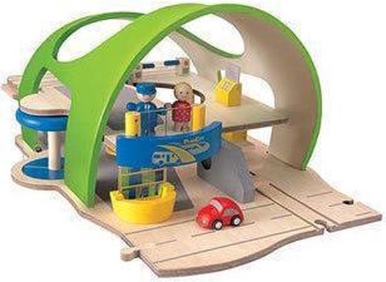 zout Grondig Nevelig houten speelgoed trein station plan toys | bol.com