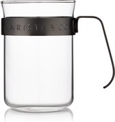 Barista & Co koffiebeker - Glas - Set van 2 Stuks - Gunmetal