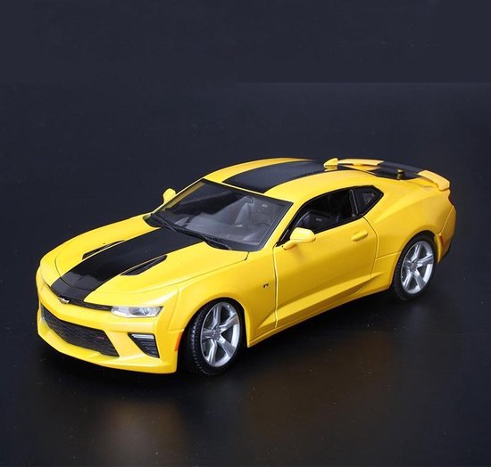 Bol Com Chevrolet Camaro Ss 16 Geel Zwart 1 18 Maisto