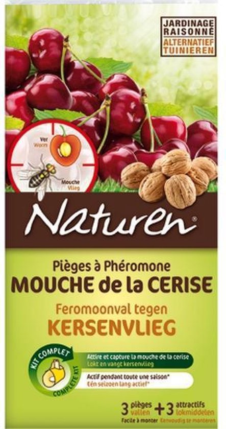 Feromoonvallen Naturen tegen kersenvlieg - 2 sets