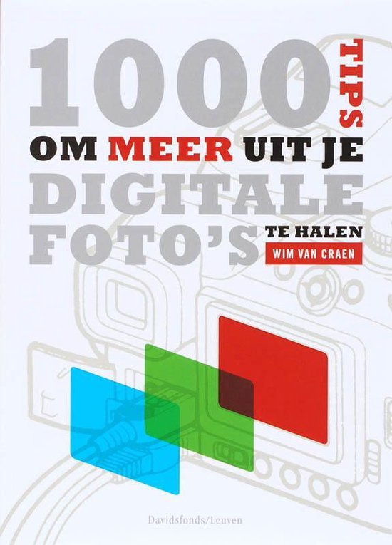 Cover van het boek '1000 tips om meer uit je digitale foto's te halen' van W. van Craen en W. Craen
