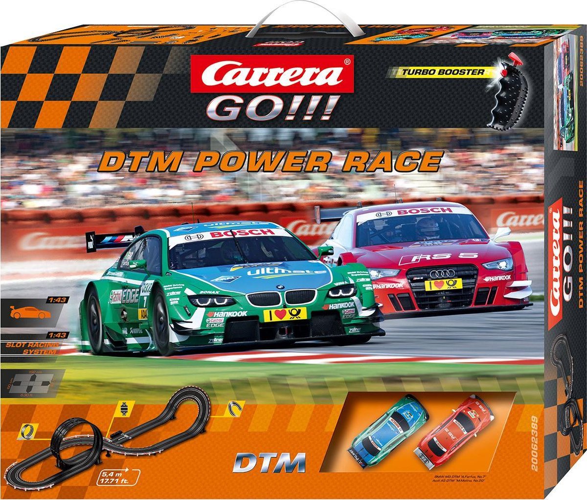 Carrera GO!!! DTM Power Race - Racebaan | bol.com