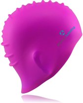 #DoYourSwimming - Badmuts voor volwassenen  - »Barney« - silicoon (Spandex) - perfecte pasvorm en extra oorbescherming - pink