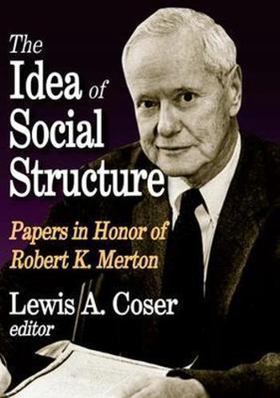 The Idea Of Social Structure - cover