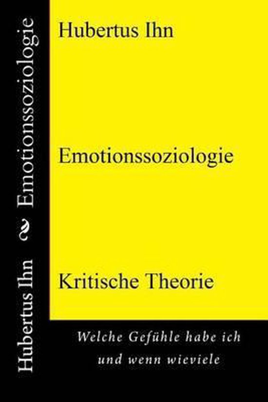 Kritische Theorie- Emotionssoziologie - cover