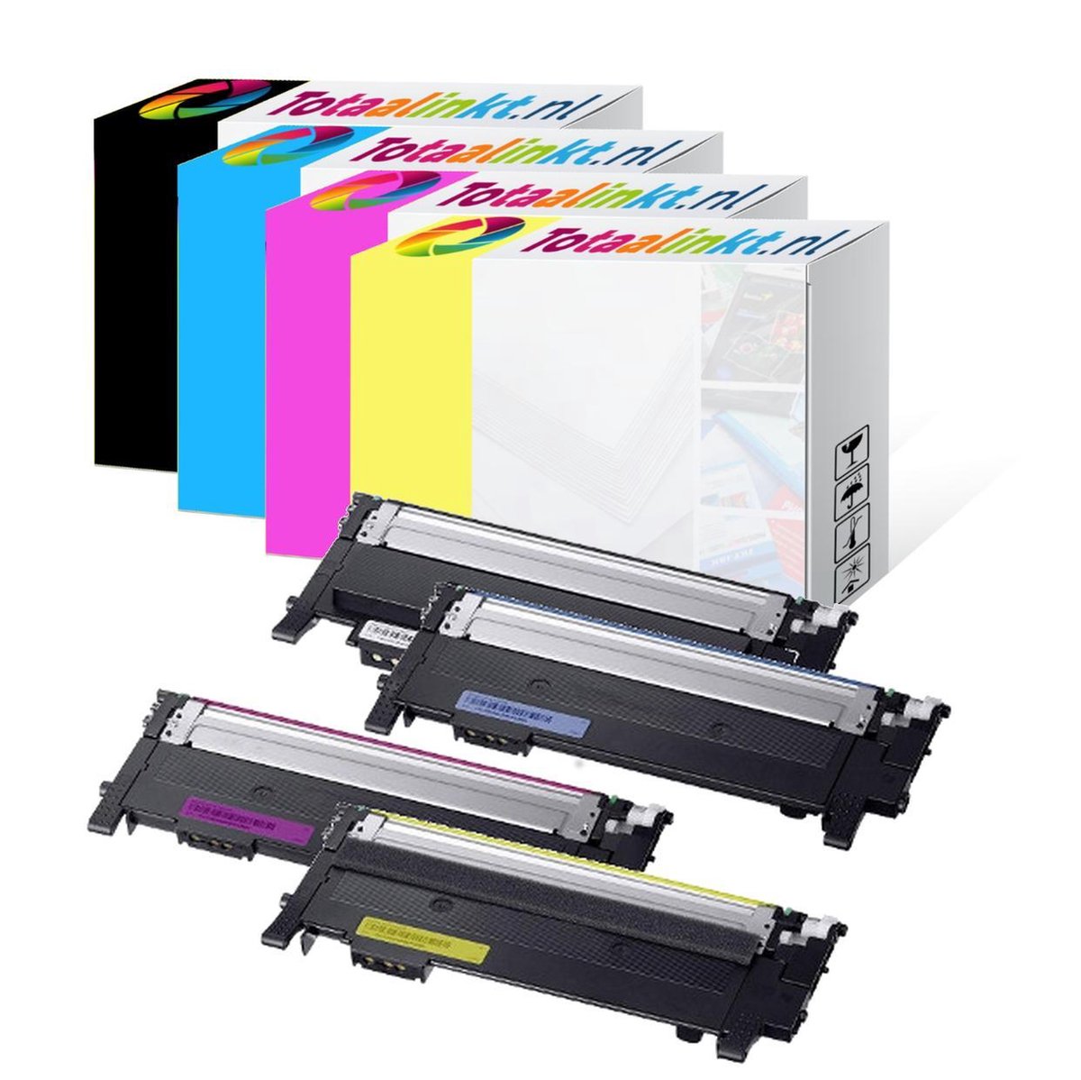 Samsung C430W toner cartridge Multicolor 4pack huismerk bol