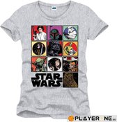 Merchandising STAR WARS - T-Shirt Icon Grey (M)