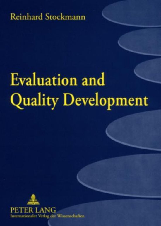 Evaluation and Quality Development - cover