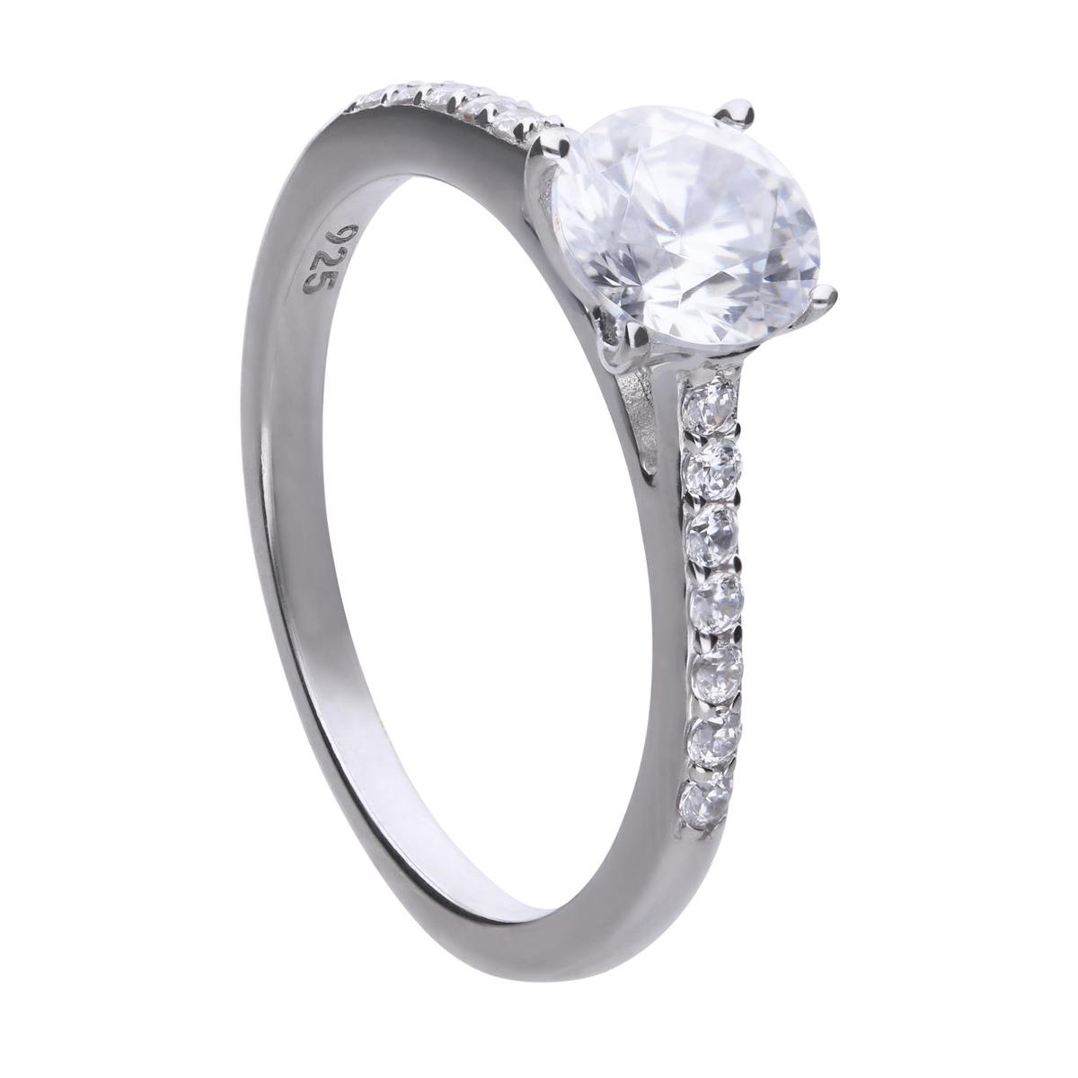 Diamonfire Zilveren Fantasiering Dainty Brilliant Cut 814.0453.18