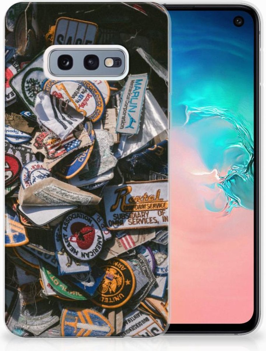 Samsung Galaxy S10e Siliconen Hoesje met foto Badges