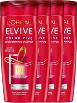 L'Oréal Paris Elvive Color Vive - 4 stuks Voordeelverpakking - 250 ml - shampoo