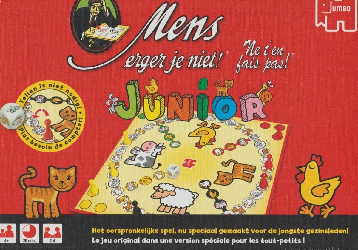 Het klassiek Nederlandse bordspel - nu voor de allerkleinsten - Mens
