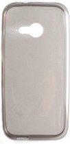 HTC One M8 Mini, 0.35mm Ultra Thin Matte Soft Back Skin case Grijs Grey