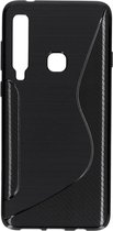 S-line Backcover Samsung Galaxy A9 (2018) hoesje - Zwart