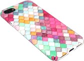 Kleuren hoesje kunststof Geschikt voor iPhone 8 Plus / 7 Plus