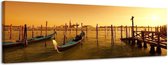 Veneti� - Canvas Schilderij Panorama 158 x 46 cm