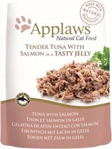 Applaws cat jelly tuna wholemeat / salmon kattenvoer 70 gr