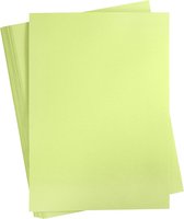 Gekleurd Karton, A2 420x600 mm, 180 gr, 100 vellen, lime groen