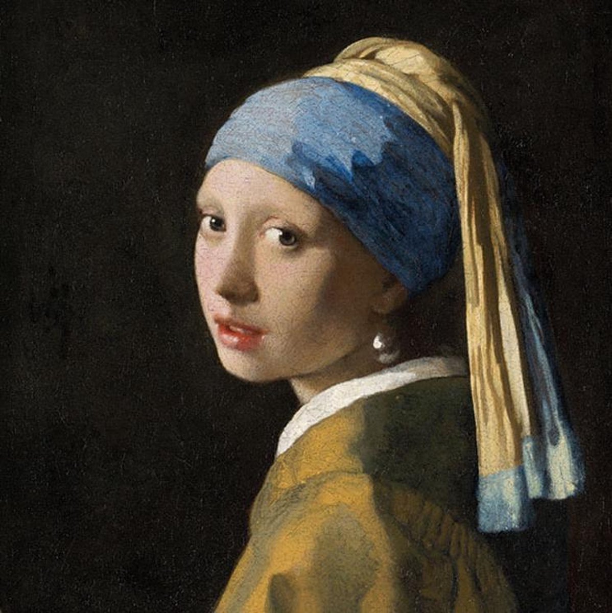 Ambiente - Girl With The Pearl Earring - Papieren lunch servetten - Johannes Vermeer - 33x33cm - 20 servetten - Ambiente