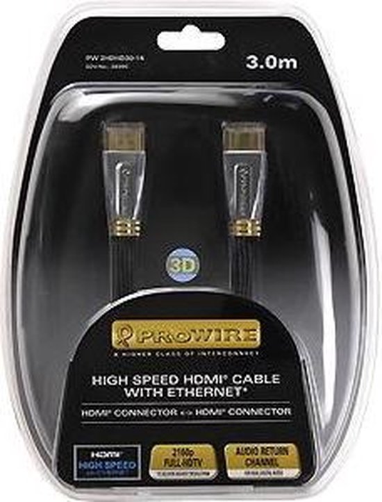 Vivanco Prowire High Speed HDMI-kabel - 3 m | bol.com