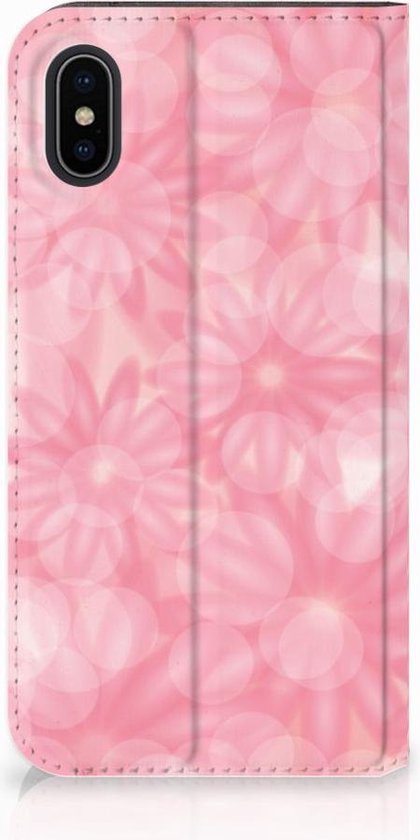 Geschikt voor iPhoneX/10 Standcase Hoesje Spring Flowers